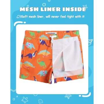maamgic Boys Swim Trunks Quick Dry Swimming Shorts