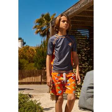 maamgic Boys Swim Trunks Quick Dry Swimming Shorts
