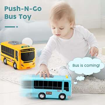 Joyibay Car Toy Bus - Educational Toy for Toddlers