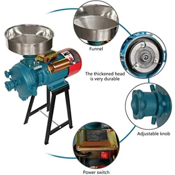 Electric Grain Grinder Mill - 3000W Efficient Grinding Power