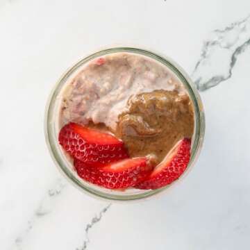 OATH Almond Butter and Jelly Overnight Oats, Gluten-Free, Non GMO, Vegan, Kosher, 11.6 OZ (Pack of 1)