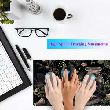 Dark Academia XL Desk Pad - Elegant Mouse Pad Décor