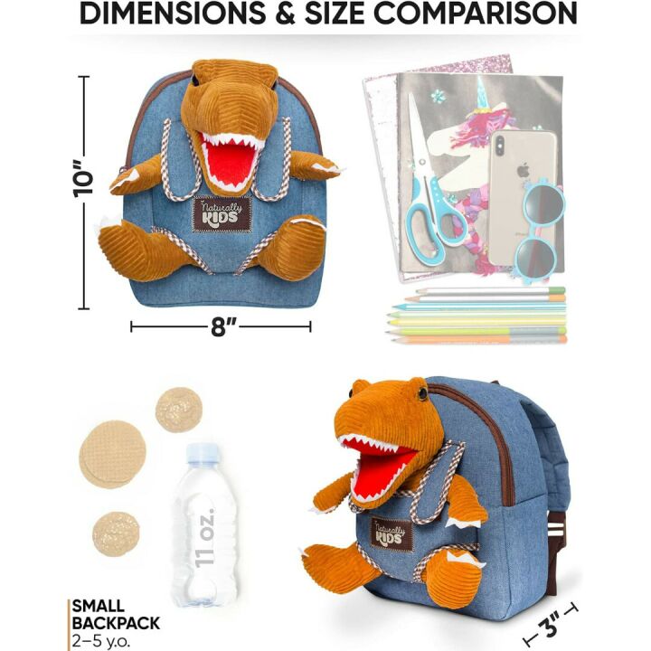 Dinosaur Backpack for Kids 3-5 - Perfect Gift Idea