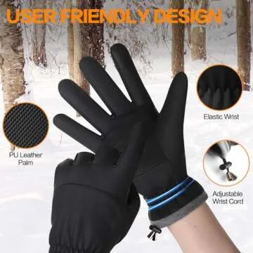 FEWTUR Women's Winter Touchscreen Gloves - Ultimate Warmth