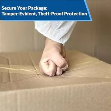 3'' x 450 Feet Reinforced Water Activated Gummed Kraft Paper Tape, for Heavy Duty Secure Packing Shipping, Tamper Evident Gummed Tape, Brown - 1 Roll