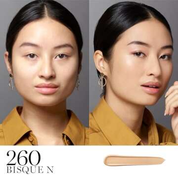 Lancôme Teint Idole Ultra Wear All Over Full Coverage Concealer - Natural Matte Finish & Lightweight Under Eye Concealer - Up To 24H Wear - 260 Bisque Neutral