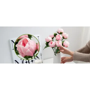 Meide Group USA 14" Real Touch Peony Bunch for Home Decor