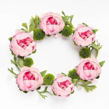 Meide Group USA 14" Real Touch Peony Bunch for Home Decor