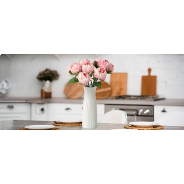 Meide Group USA 14" Real Touch Peony Bunch for Home Decor