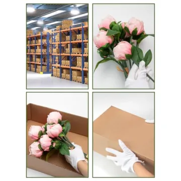 Meide Group USA 14" Real Touch Peony Bunch for Home Decor