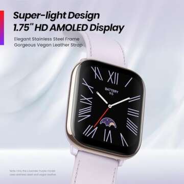 Amazfit Active Smart Watch 42mm, AI Fitness Tracker & Sleep Coach, GPS, Amazon Alexa Built-In, Bluet...