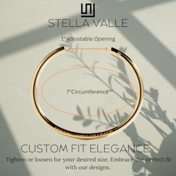 Stella Valle Gold Mother-Daughter Cuff Bracelets Set