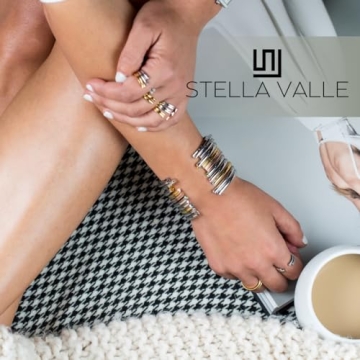 Stella Valle Gold Mother-Daughter Cuff Bracelets Set