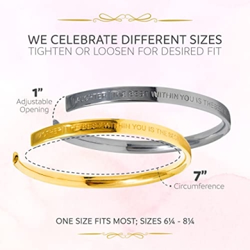 Stella Valle Gold Mother-Daughter Cuff Bracelets Set