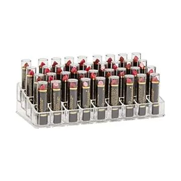 Glamlily Lipgloss and Lipstick Organizer - 60 Slots