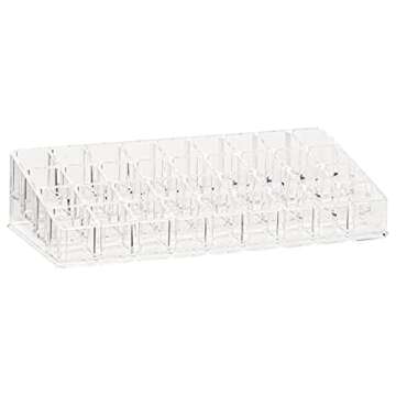 Glamlily Lipgloss and Lipstick Organizer - 60 Slots