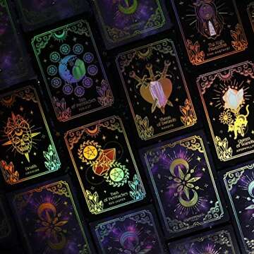 Moonstruck Crystals Gold Crystalstruck Tarot Deck