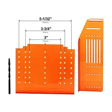 Rok Hardware Cabinet Door & Drawer Drill Template for Easy Installations