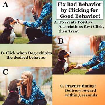 SunGrow Parrot & Chicken Clickers - 7 Pack for Training