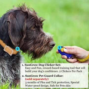 SunGrow Parrot & Chicken Clickers - 7 Pack for Training