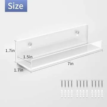 Laurensory Vinyl Record Shelf for Stylish Home Decor