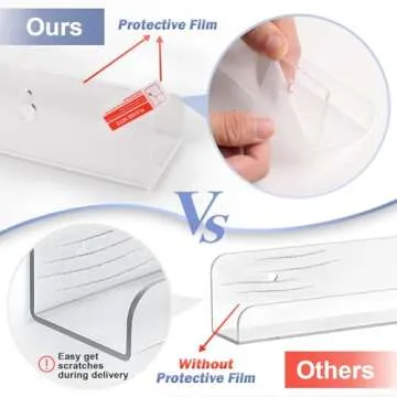 Laurensory Vinyl Record Shelf for Stylish Home Decor