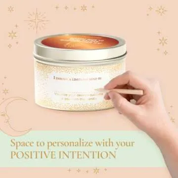 Magnificent 101 Long Lasting Abundance Smudge Candle | 6 Oz - 35 Hour Burn Time | Soy Wax Candle with Lemon, Rosemary & Sandalwood for House Energy Cleansing & Manifestation