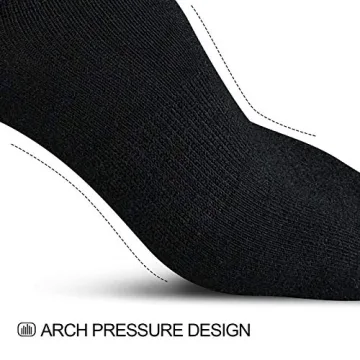 wernies No Show Socks, Women Short Black Low Thin Non Slip Invisible Loafer Ankle Low Cut Socks