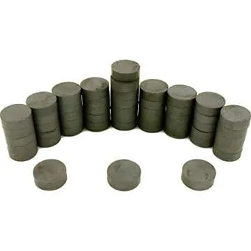 Durable 25 Round Disc Magnets for Home and Office Use