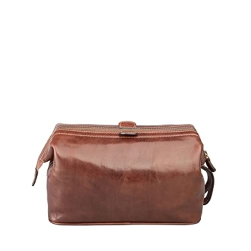 Maxwell Scott Leather Dopp Kit - Elevate Your Travel Gear