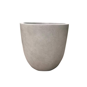 Kante 18 Inch Dia Round Concrete Planter - Modern Durability for Every Space