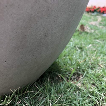 Kante 18 Inch Concrete Planter for Indoor Outdoor Spaces