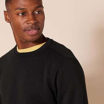 Amazon Essentials Men's Fleece Crewneck Sweatshirt