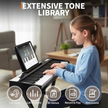 61-Key Electronic Keyboard Set - Complete Beginner Package