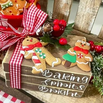 Gingerbread Ornaments Assorted Set for Christmas Tree