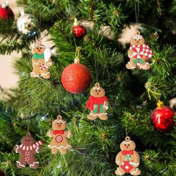 Gingerbread Ornaments Assorted Set for Christmas Tree