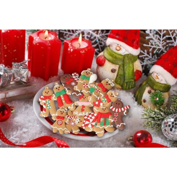 Gingerbread Ornaments Assorted Set for Christmas Tree