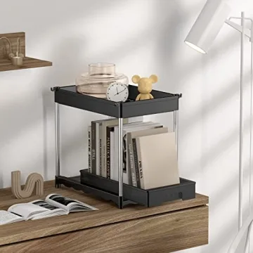 Under Sink Organizer with Sliding Drawers for Kitchen or Bathroom