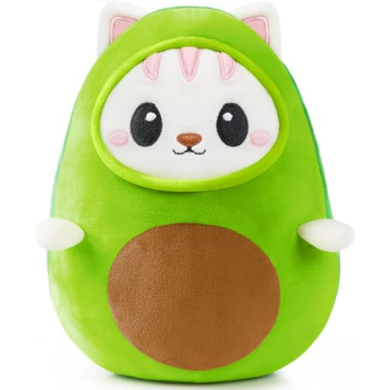 Joyful AVOCATO Cat Plush Toy for All Ages