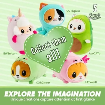 Joyful AVOCATO Cat Plush Toy for All Ages