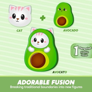 Joyful AVOCATO Cat Plush Toy for All Ages