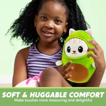 Joyful AVOCATO Cat Plush Toy for All Ages