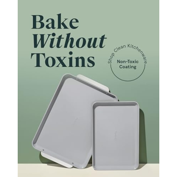 Caraway Non-Stick Ceramic Baking Sheet Duo for Healthy Cooking