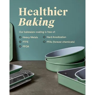 Caraway Non-Stick Ceramic Baking Sheet Duo for Healthy Cooking