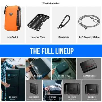 VAULTEK LifePod X Rugged Portable Electronic Lockbox