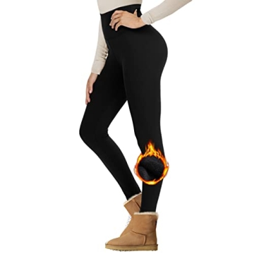 NexiEpoch Fleece Lined Leggings Women Winter Yoga Pants