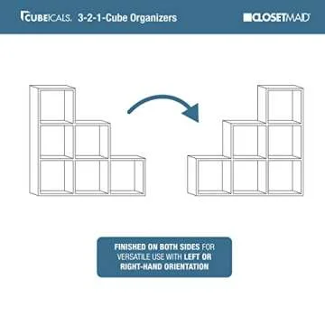 ClosetMaid Cubeicals 3-2-1 Organizer - Easy Assembly