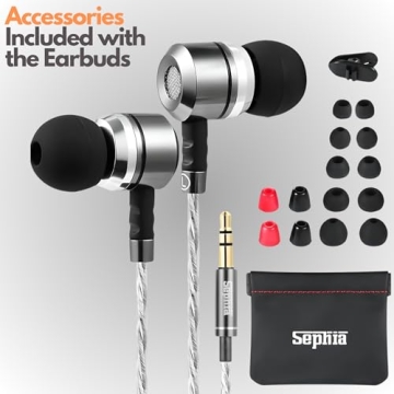 Sephia SP3060 Wired Headphones with HD Bass Audio