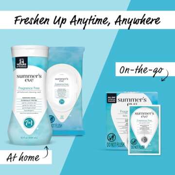 Summer's Eve Fragrance Free Gentle Daily All Over Feminine Body Wash, Removes Odor, Feminine Wash pH Balanced, 15 fl oz, 3 Pack