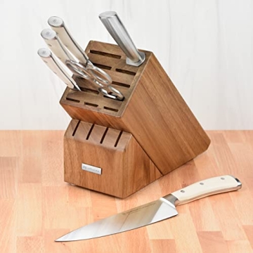 Wusthof Classic Ikon Creme 7 Piece Knife Set with Block